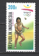 Indonesia Indonesie 1498 MNH ; Badminton 1992 - Bádminton