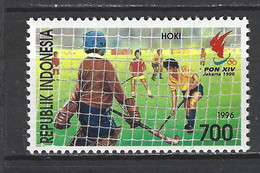 Indonesie 1719 MNH ; Hockey, Jouer Au Hockey, Jugar Hokey 1996 NOW MANY STAMPS INDONESIA VERY CHEAP - Hockey (sur Gazon)