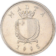 Monnaie, Malte, 25 Cents, 1995 - Malte