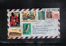 Japan 1967 Interesting Airmail Letter - Cartas