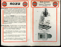 Foglietto Pubblicitario "Noxa" - Mode D'emploi Du Dispositif à Reproduction - Rif. 21143 - Other