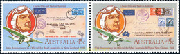 159497 MNH AUSTRALIA 1984 50 ANIVERSARIO DE LOS VUELOS POSTALES - Used Stamps