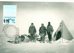 Australian Antarctic Territory 2009 South Magnetic Pole, David,Mawson And Ackay At Camp,MC - Tarjetas – Máxima