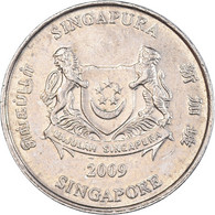 Monnaie, Singapour, 20 Cents, 2009 - Singapour