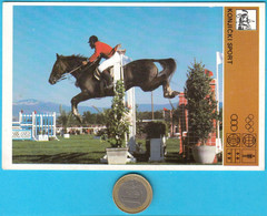 EQUESTRIAN SPORT - Yugoslavia Old Card Svijet Sporta 1980 * Equestrian Pferdesport Equestre Deporte Ecuestre Esporte E. - Equitation