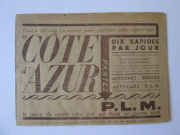 France Carnet Avec Timbres Societe Nationale D'encouragement Au Bien Cote D'Azur Partez P.L.M./Honorons Les Vieux Trava. - Nuovi