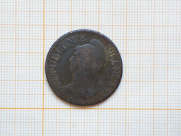 Directoire 5 Centimes An 8 - 1795-1799 Directorio