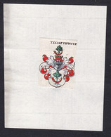 Tschetzwitz - Tschetzwitz Tschertwitz Wappen Adel Coat Of Arms Heraldry Heraldik - Estampes & Gravures