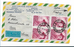 Bra177 / BRASILIEN - Thema Scout, Pfadfinder, Sao Paulo Nach Bern, Schweiz 1957 - Lettres & Documents