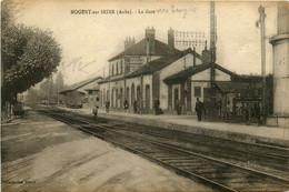 Nogent Sur Seine * La Gare De La Commune * Ligne Chemin De Fer - Nogent-sur-Seine