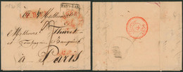 LAC Datée De Tournay (1/12/1830) + Cachet à Perle T11 DOORNIK, Encadré Pays-Bas Par Lille Et Griffe L.P.B.1.R. > Paris - 1815-1830 (Dutch Period)