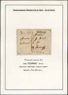 Précurseur - Page De Collection : LAC Daté De Tournay (1815) + Obl Linéaire TOURNAY (très Pressé) > - 1814-1815 (Gouv. Général De La Belgique)