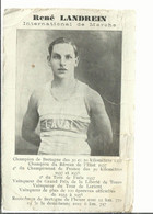 Rene  Landrein  International De Marche 1937 - Athlétisme