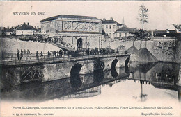 Anvers En 1860 - Porte St. Georges - Commencement De La Démolition - Antwerpen