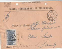 Yvert 760 Préoblitéré Cachet Facteur 9 Sur Devant Lettre Service PARIS IX DISTRIBUTION 3/2/1948 Voir Description - 1921-1960: Modern Period