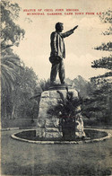 Union Of South Africa - Statue Of Cecil John Rhodes - Municipal Gardens Cape Town From S.E. - Zuid-Afrika