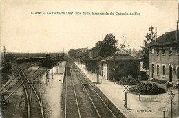 Lure * La Gare De L'est , Vue De La Passerelle De La Ligne Chemin De Fer - Lure