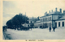 Belfort * Le Parvis De La Gare * Ligne Chemin De Fer * Attelage - Belfort - City