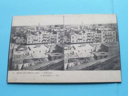 Panorama D'ALEXANDRIE Et SMYRNE ( Voir SCANS > 2 Cartes (collé) Sur Carton ) Anno 19?? ( Zie / Voir Photo ) ! - Cartoline Stereoscopiche