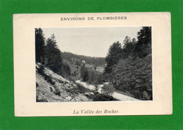 Publicité  Chocolat DUFRESNE   CPA  ENVIRONS DE PLOMBIERES La Vallée Des Roches état Impeccable Année 1930 - Chocolat