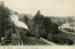 épinal * Le Chemin Des Princes Et St Antoine * Passage Du Train * Ligne Chemin De Fer - Epinal