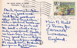BAHAMAS 1985 POSTCARD TO UK. - 1963-1973 Ministerial Government