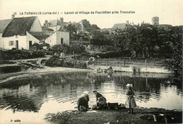 La Turballe * Lavoir Et Village De Fourbillan Près Trescalan * Laveuses Lavandières * Coiffe - La Turballe