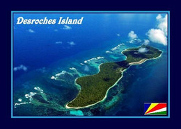 Seychelles Desroches Island Aerial View New Postcard - Seychelles