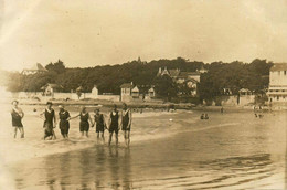 St Palais Sur Mer * Carte Photo * Baigneurs Et VILLAS * Bain Maillot Baigneur Baigneuse Mode - Saint-Palais-sur-Mer