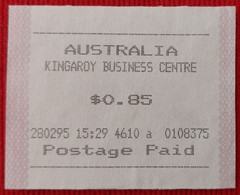 Australia, 20 Labels From Various Post Offices - Automatenmarken [ATM]