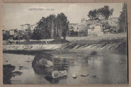 CPA 34 - CASTELNAU - Le Lez - TB PLAN Maisons Habitations Au Bord Du Cours D'eau - Castelnau Le Lez