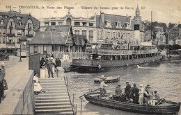 Trouville - Départ Du Bateau Pour Le Havre - Trouville