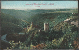 Luftkurort, Ruine, Manderscheid In Der Eifel, C.1910 - Carl Fischer AK - Manderscheid