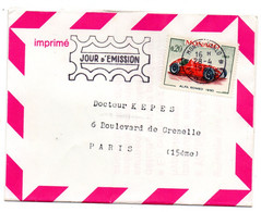Carta Con Matasellos De 1967 Montecarlo - Covers & Documents
