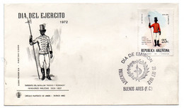 Carta  Primer Dia De 1972 Argentina - Lettres & Documents