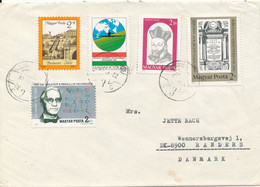 Hungary Cover With More Topic Stamps Sent To Denmark 1987 - Covers & Documents