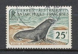 T.A.A.F. 1960 - 25 F. OTARIE DE KERGUELEN ( ARCTOCEPHALUS GAZELLA) - ZEEHOND - GEBRUIKT                           Hk103i - Used Stamps