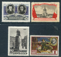 SOVIET UNION 1955 Polish-Soviet Friendship Treaty MNH / **.  Michel 1752-55 - Neufs