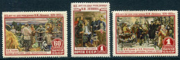 SOVIET UNION 1955 Lenin Birth Anniversary MNH / **.  Michel 1756-58 - Unused Stamps