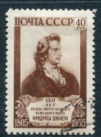 SOVIET UNION 1955 Schiller Death Anniversary Used.  Michel 1759 - Oblitérés