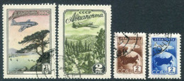 SOVIET UNION 1955 Airmail Definitive Used.  Michel 1749A,1760-62 - Gebraucht