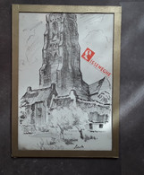 Tekening Brugge Lissewege Lisseweghe Door Albert Setola (1916-1981) - Dessins