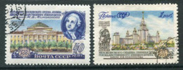 SOVIET UNION 1955 Lomonosov University Used  Michel 1780-81 - Usati