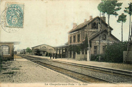 La Chapelle Aux Pots * Intérieur De La Gare Du Village * Ligne Chemin De Fer - Andere & Zonder Classificatie