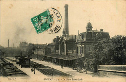 Amiens * La Gare St Roch * Ligne Chemin De Fer - Amiens