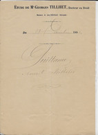 Acte Notarial, Quittance ,notaire à La Réole 1882 - Seals Of Generality