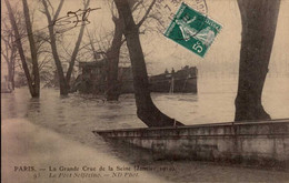 PARIS      ( 75 )      LA GRANDE CRUE DE LA SEINE ( JANVIER 1910 )  LE PONT SOLFERINO - Inondations
