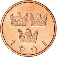Monnaie, Suède, Carl XVI Gustaf, 50 Öre, 2001, SPL+, Bronze, KM:878 - Sweden
