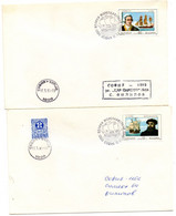 3 Cartas Con Matasellos Commemorativos De Barcos Bulgaria - Brieven En Documenten