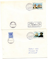 3 Cartas Con Matasellos Commemorativos De Barcos Bulgaria - Covers & Documents